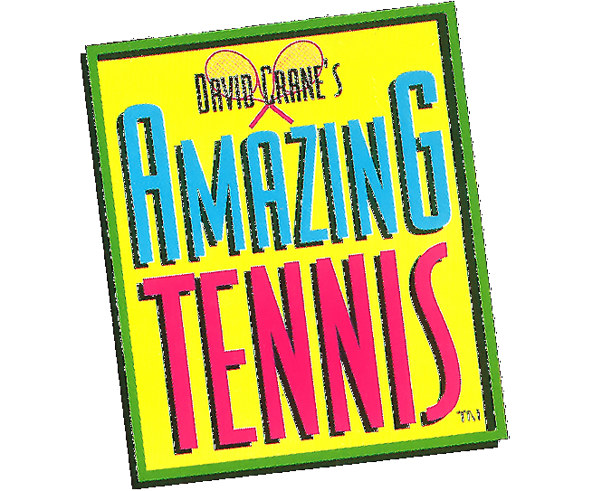 David Crane's Amazing Tennis logo for Super Nintendo